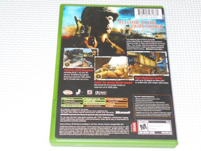 xbox★WORLD WAR 2 COMBAT IWO JIMA 海外版 北米版 < ゲーム本体/ソフト  xbox★WORLD WAR 2 COMBAT IWO JIMA 海外版 北米版 < ゲーム本体/ソフトの