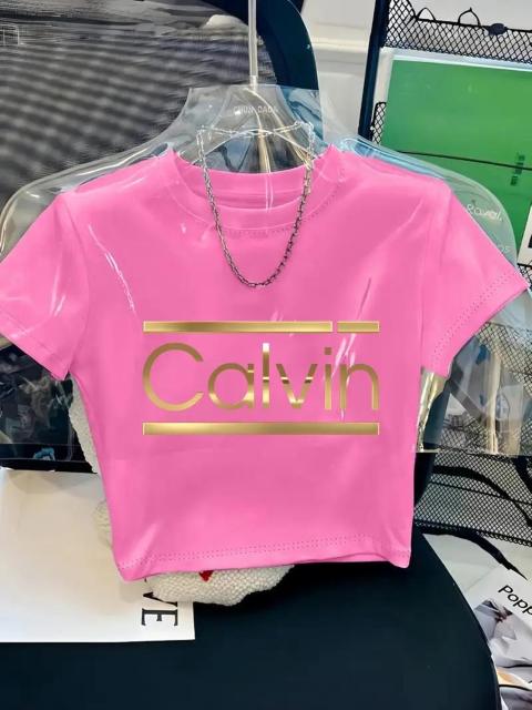 爆ヤス価格890円★女性用 カルバンプリント T シャツ 春/夏、毎日の T シャツに適した多用途 ローズレッド 日本サイズL < 女性ファッション 爆ヤス価格890円★女性用 カルバンプリント T シャツ 春/夏、毎日の T シャツに適した多用途 ローズレッド 日本サイズL < 女性ファッションの