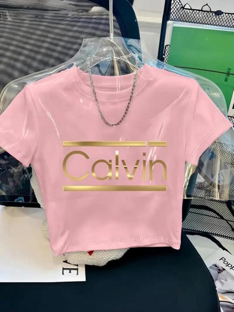 爆ヤス価格890円★女性用 カルバンプリント T シャツ 春/夏、毎日の T シャツに適した多用途 ローズレッド 日本サイズL < 女性ファッション 爆ヤス価格890円★女性用 カルバンプリント T シャツ 春/夏、毎日の T シャツに適した多用途 ローズレッド 日本サイズL < 女性ファッションの