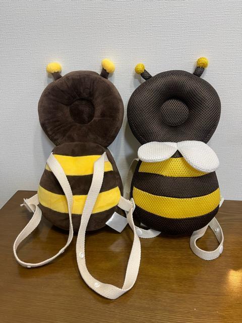 赤ちゃん用転倒防止用ヘッドガード転倒防止リュック ミツバチ 2個セット < キッズ/ベビー  赤ちゃん用転倒防止用ヘッドガード転倒防止リュック ミツバチ 2個セット  < キッズ/ベビーの