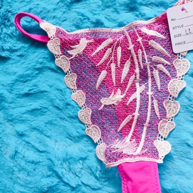 エロカワ。。。豪華刺繍透けレースTバック。。。ピンク。。。パンティー。。。ショーツ。。LL。。。 < 女性ファッション エロカワ。。。豪華刺繍透けレースTバック。。。ピンク。。。パンティー。。。ショーツ。。LL。。。 < 女性ファッションの