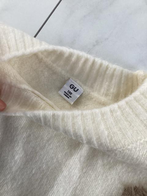 GU トイプードル ニット ジャガードセーター 130 ジーユー < ブランド  GU トイプードル ニット ジャガードセーター 130 ジーユー < ブランドの