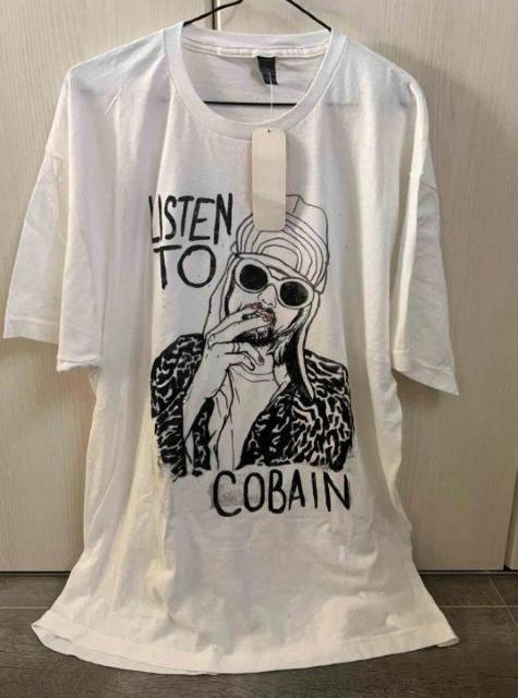 Kurt Cobain/�J�[�g�R�o�[��/NIRVANA/ �j�����@�[�i/T�V���c/�r���e�[�W/vintage/�Ò�/XL/�o��T  �� �j���t�@�b�V������ 