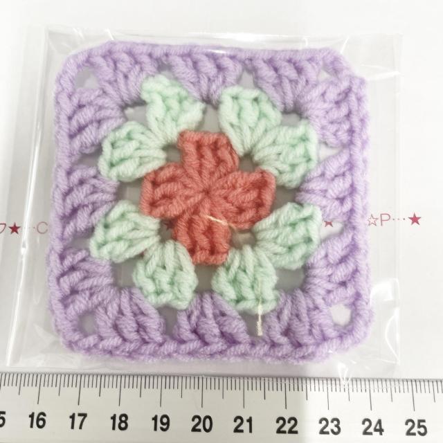 8*ハンドメイド♪春色♪グラニースクエアモチーフ 10 < ペット/手芸/園芸 8*ハンドメイド♪春色♪グラニースクエアモチーフ 10 < ペット/手芸/園芸の