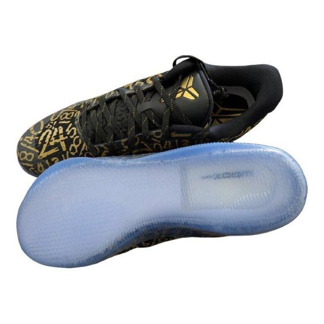 �i�C�L NIKE �R�[�r�[ KOBE �o�X�P�b�g�V���[�Y �u���b�N �S�[���h 34cm �V�i���g�p �� �j���t�@�b�V������ 