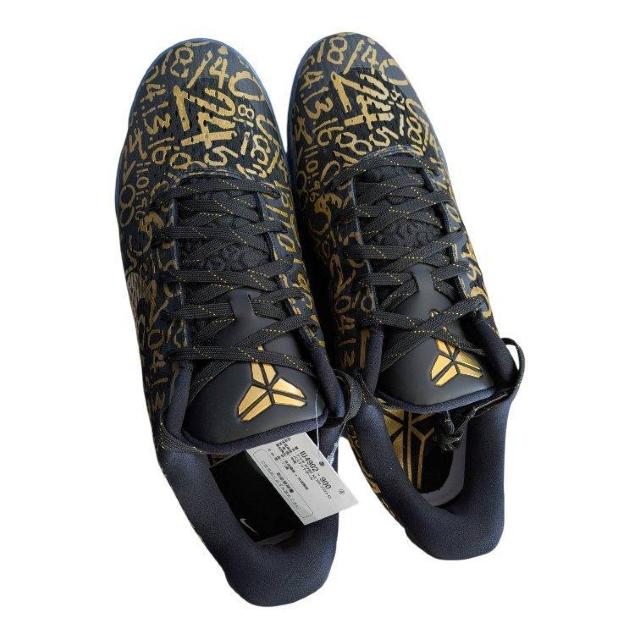 �i�C�L NIKE �R�[�r�[ KOBE �o�X�P�b�g�V���[�Y �u���b�N �S�[���h 34cm �V�i���g�p �� �j���t�@�b�V������ 