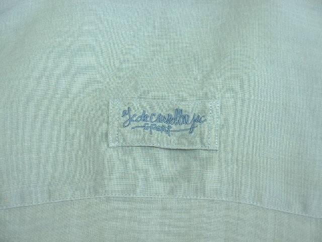 美品!カステルバジャック Castelbajac 麻地 半袖シャツ 3 < ブランド  美品!カステルバジャック Castelbajac 麻地 半袖シャツ 3 < ブランドの