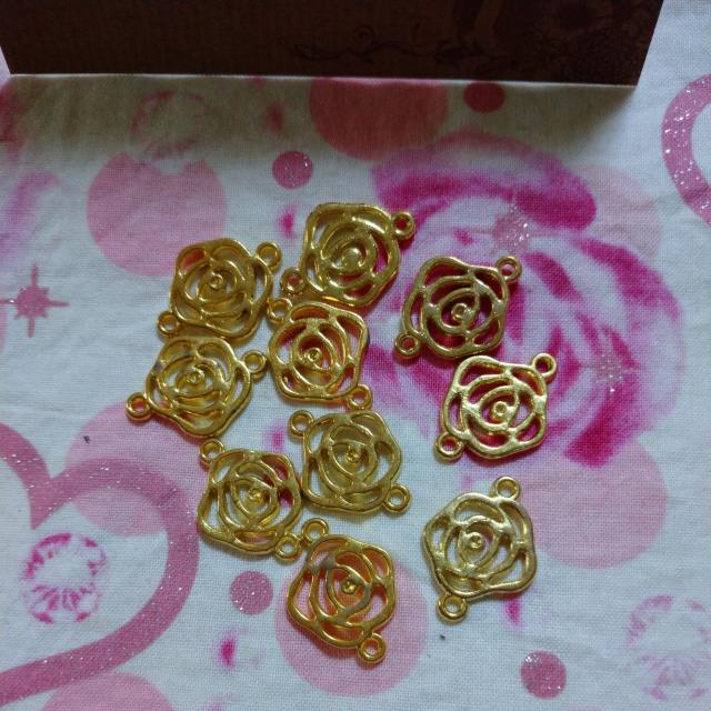 合金薔薇透かしバラコネクターゴールド10個レジン等にもバラパーツ < ペット/手芸/園芸  合金薔薇透かしバラコネクターゴールド10個レジン等にもバラパーツ < ペット/手芸/園芸の