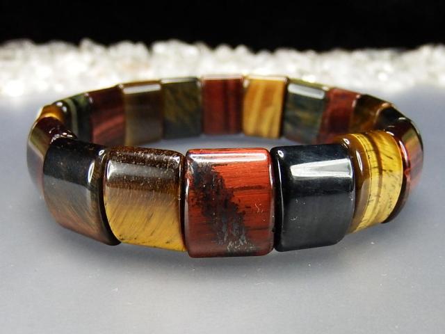 AA+彩色タイガーアイバングルブレスレット多色天然石仕事運 < 男性アクセサリー/時計  AA+彩色タイガーアイバングルブレスレット多色天然石仕事運 < 男性アクセサリー/時計の