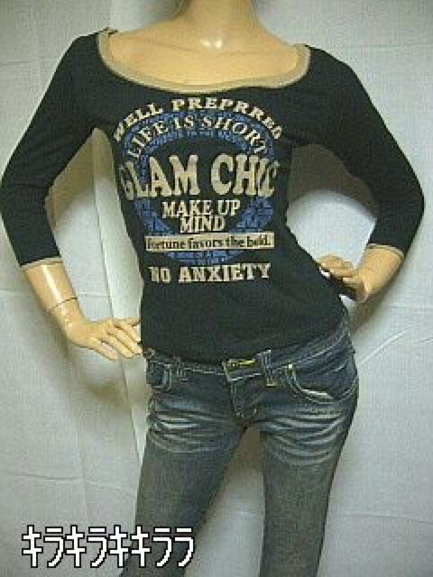 《New》BLENDA★sexy・バック*スピンドル.ロンTee<ブラックM> < 女性ファッション 《New》BLENDA★sexy・バック*スピンドル.ロンTee<ブラックM> < 女性ファッションの