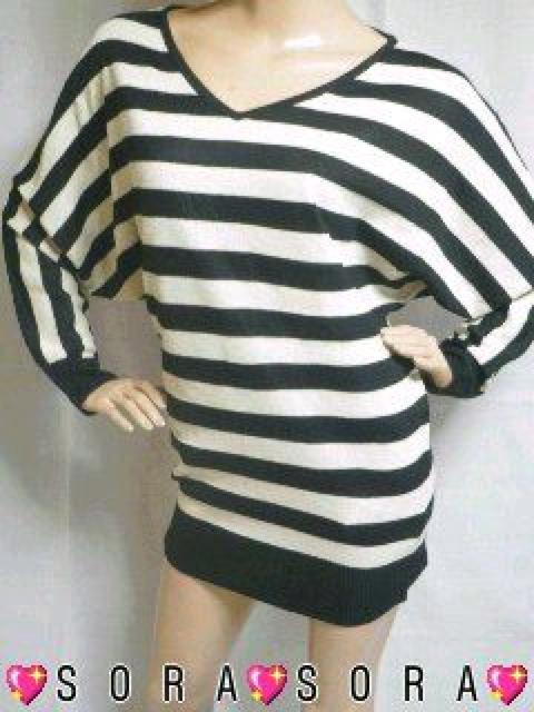 【CECIL McBEE/セシルマクビー】ラメ入♪ボーダー柄 ドルマンニットワンピ < ブランド 【CECIL McBEE/セシルマクビー】ラメ入♪ボーダー柄 ドルマンニットワンピ < ブランドの