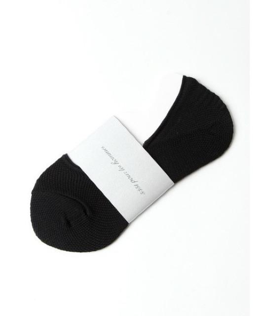 素足のように軽やか●鹿子インナーソックス 靴下●黒・25〜28cm < ブランド  素足のように軽やか●鹿子インナーソックス 靴下●黒・25〜28cm < ブランドの