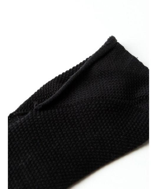 素足のように軽やか●鹿子インナーソックス 靴下●黒・25〜28cm < ブランド  素足のように軽やか●鹿子インナーソックス 靴下●黒・25〜28cm < ブランドの