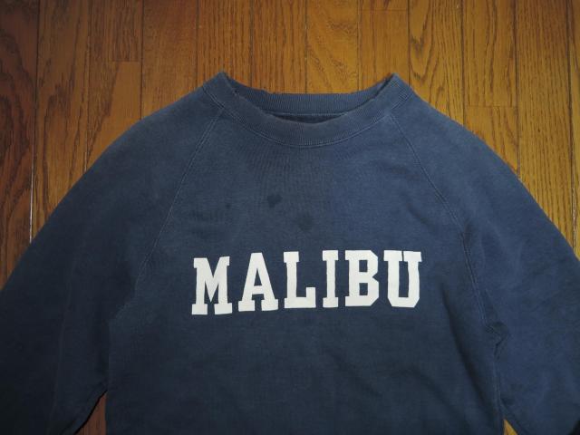 TMT MALIBU ダメージ加工 スウェット S ラグラン カットソー ティーエムティー < ブランド  TMT MALIBU ダメージ加工 スウェット S ラグラン カットソー ティーエムティー < ブランドの