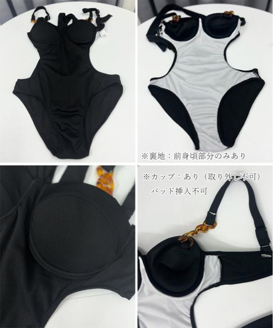 送料無料 新品 ワンピース水着 ウエストリボンモノキニ < 女性ファッション  送料無料 新品 ワンピース水着 ウエストリボンモノキニ < 女性ファッションの