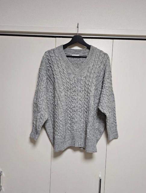 �O���[ V�l�b�N �P�[�u���j�b�g L �Z�[�^�[  �� �����t�@�b�V������ 