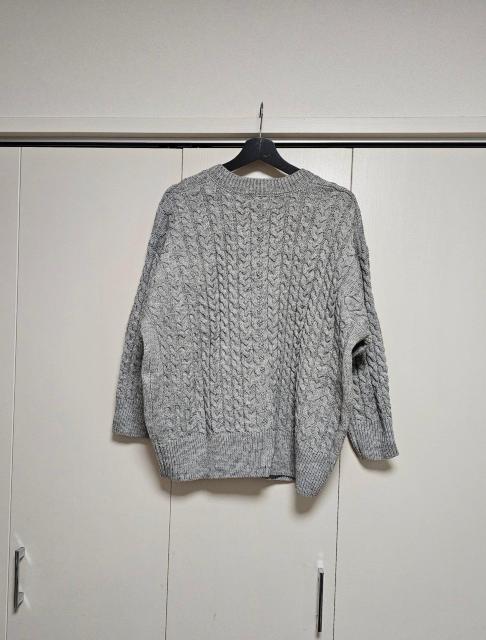 �O���[ V�l�b�N �P�[�u���j�b�g L �Z�[�^�[ �� �����t�@�b�V������ 