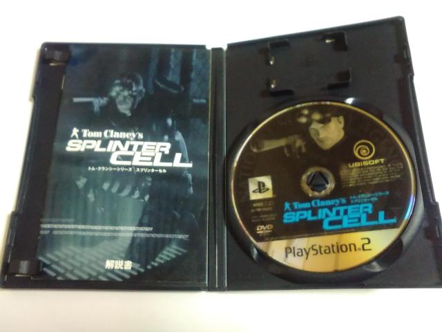 PS2/【2本迄送料180円!!】スプリンターセル〈メンテ済み♪〉【説明書付き!!】★ご落札価格★ < ゲーム本体/ソフト  PS2/【2本迄送料180円!!】スプリンターセル〈メンテ済み♪〉【説明書付き!!】★ご落札価格★ < ゲーム本体/ソフトの