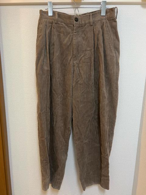 HAREコーデュロイワイドパンツハレサイズS < ブランド HAREコーデュロイワイドパンツハレサイズS < ブランドの