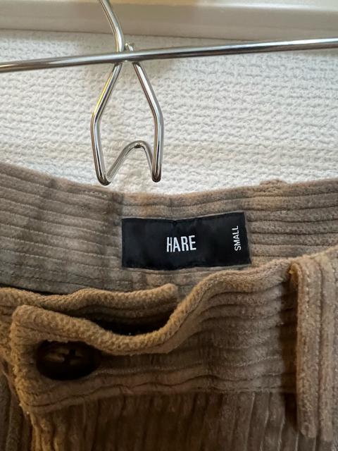 HAREコーデュロイワイドパンツハレサイズS < ブランド HAREコーデュロイワイドパンツハレサイズS < ブランドの