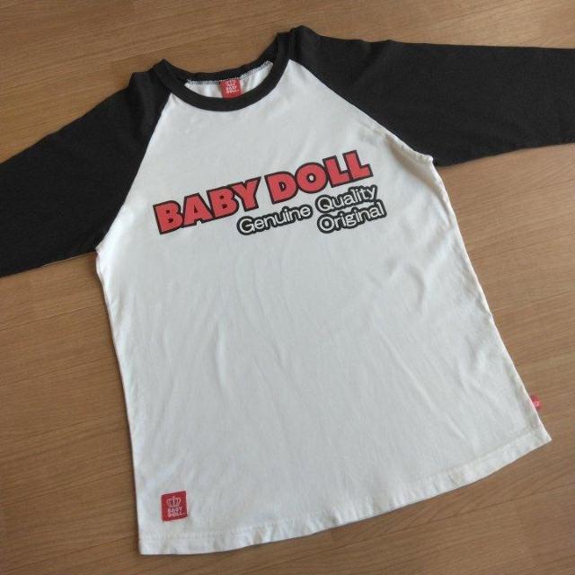 中古 アイラブ7分ロンT L ベビードールBABYDOLLベビド < ブランド  中古 アイラブ7分ロンT L ベビードールBABYDOLLベビド < ブランドの