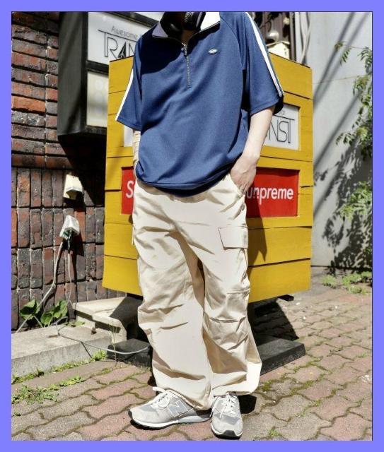 ☆UNCORD☆新品5500円♪イージーワイドパラシュートツイルカーゴパンツL☆ < 男性ファッション ☆UNCORD☆新品5500円♪イージーワイドパラシュートツイルカーゴパンツL☆ < 男性ファッションの