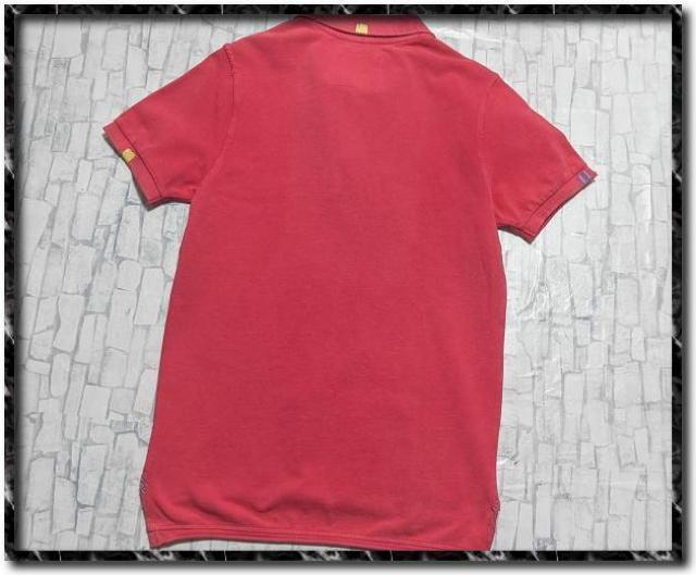 プロジェクトイー ダメージ加工半袖ポロシャツ 濃ピンク < 男性ファッション プロジェクトイー ダメージ加工半袖ポロシャツ 濃ピンク < 男性ファッションの