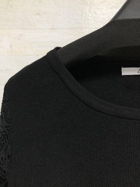 新品☆L♪黒♪きれいめ可愛い♪ジャンスカ&レース袖のニット♪☆Q388 < 女性ファッション 新品☆L♪黒♪きれいめ可愛い♪ジャンスカ&レース袖のニット♪☆Q388 < 女性ファッションの