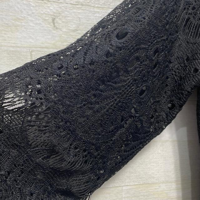 新品☆L♪黒♪きれいめ可愛い♪ジャンスカ&レース袖のニット♪☆Q388 < 女性ファッション 新品☆L♪黒♪きれいめ可愛い♪ジャンスカ&レース袖のニット♪☆Q388 < 女性ファッションの