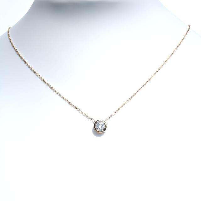 送料無料 即買い:H&C 輝き抜群 K16GP6mmCZ超極細ネックレス < 女性ファッション  送料無料 即買い:H&C 輝き抜群 K16GP6mmCZ超極細ネックレス < 女性ファッションの