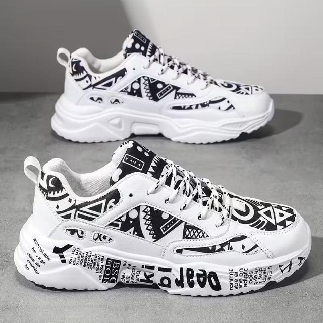 爆ヤス1990円★メンズフスニーカー、ハイトッププラットフォーム付き、滑り止めEVAソール&グラフィティ文字26.5cm カラフル < 男性ファッション 爆ヤス1990円★メンズフスニーカー、ハイトッププラットフォーム付き、滑り止めEVAソール&グラフィティ文字26.5cm カラフル < 男性ファッションの