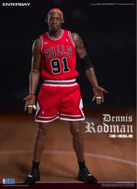 ENTERBAY RM-1059  �f�j�X�E���b�h�}��1/6 NBA �t�B�M���ADennis Rodman The Worm �� �z�r�[�� 