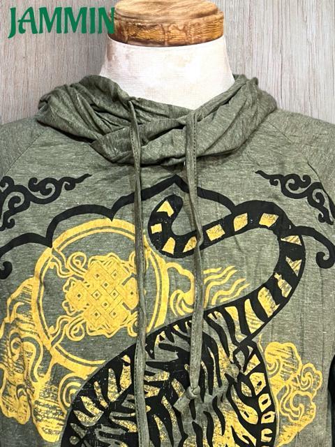 虎ロンT エスニック アジアン タイガー ヒッピー 魔除け 個性派 寅 < 男性ファッション 虎ロンT エスニック アジアン タイガー ヒッピー 魔除け 個性派 寅 < 男性ファッションの