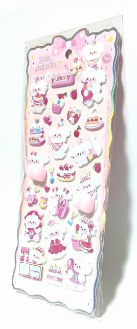 �������K�V�[�� �i���ʁj�Ղ��Ղ��V�[�� 3D�X�e�b�J�[ ���̃X�e�b�J�[ �Ղ�����V�[�� ���� �f�R�V�[��DIY �� �C���e���A/���C�t�� 