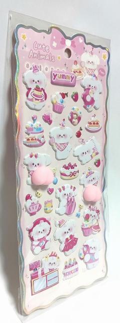 �������K�V�[�� �i���ʁj�Ղ��Ղ��V�[�� 3D�X�e�b�J�[ ���̃X�e�b�J�[ �Ղ�����V�[�� ���� �f�R�V�[��DIY �� �C���e���A/���C�t�� 