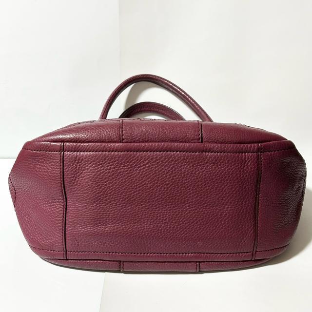 Salvatore Ferragamo フェラガモ ダブルガンチーニ レザー ハンドバッグ パープル < ブランド Salvatore Ferragamo フェラガモ ダブルガンチーニ レザー ハンドバッグ パープル < ブランドの