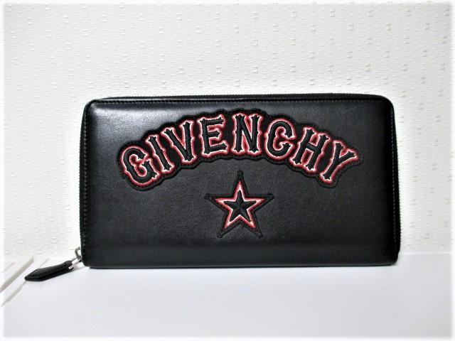☆GIVENCHY ジバンシィ ロゴワッペン ラウンドジップ 長財布/財布/ユニセックス < ブランド ☆GIVENCHY ジバンシィ ロゴワッペン ラウンドジップ 長財布/財布/ユニセックス < ブランドの