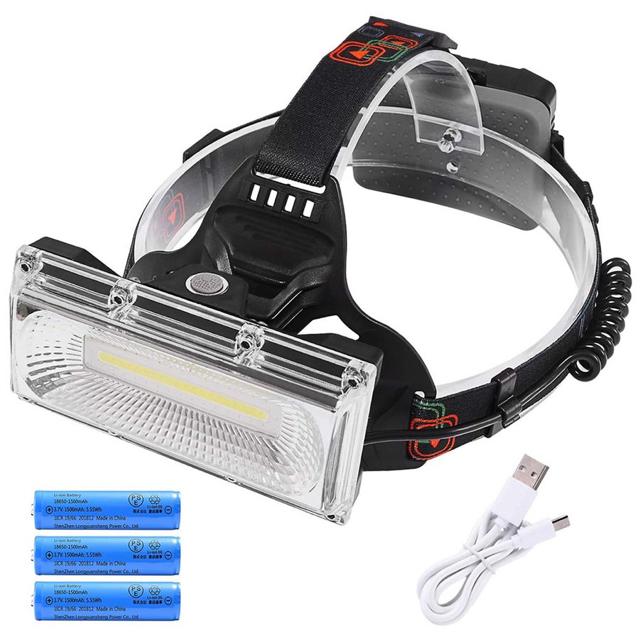 ヘッドライト 充電式 広角 広範囲 超強力 COB LED ヘッドランプ < レジャー/スポーツ  ヘッドライト 充電式 広角 広範囲 超強力 COB LED ヘッドランプ < レジャー/スポーツの