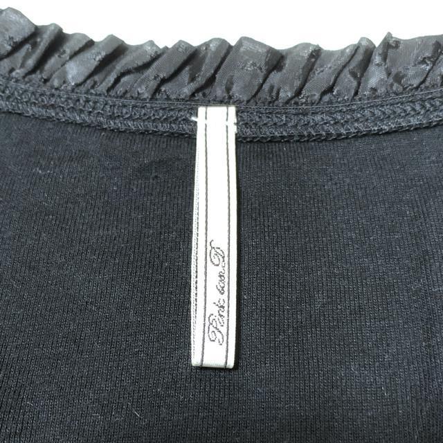 【美品】ストレッチ丸首長袖コットンTシャツ/黒/M/綿100% < 女性ファッション  【美品】ストレッチ丸首長袖コットンTシャツ/黒/M/綿100% < 女性ファッションの