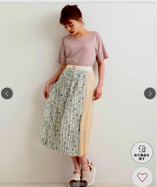 切手可 マジェスティックレゴンのフラワーキリカエプリーツスカート < 女性ファッション  切手可 マジェスティックレゴンのフラワーキリカエプリーツスカート < 女性ファッションの