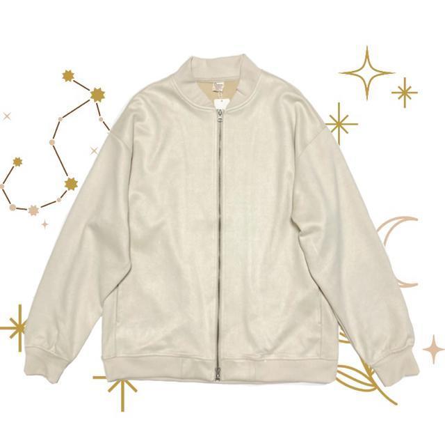 Purple&Yellow◎フェイクスエードzip-upブルゾン◎薄ベージュ(ユニセM)新品 < ブランド Purple&Yellow◎フェイクスエードzip-upブルゾン◎薄ベージュ(ユニセM)新品 < ブランドの