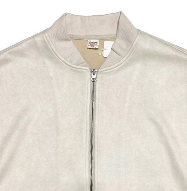 Purple&Yellow◎フェイクスエードzip-upブルゾン◎薄ベージュ(ユニセM)新品 < ブランド Purple&Yellow◎フェイクスエードzip-upブルゾン◎薄ベージュ(ユニセM)新品 < ブランドの