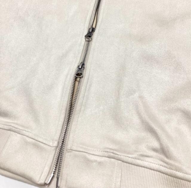 Purple&Yellow◎フェイクスエードzip-upブルゾン◎薄ベージュ(ユニセM)新品 < ブランド Purple&Yellow◎フェイクスエードzip-upブルゾン◎薄ベージュ(ユニセM)新品 < ブランドの