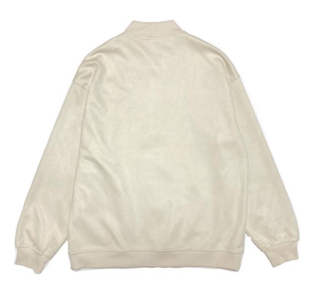 Purple&Yellow◎フェイクスエードzip-upブルゾン◎薄ベージュ(ユニセM)新品 < ブランド Purple&Yellow◎フェイクスエードzip-upブルゾン◎薄ベージュ(ユニセM)新品 < ブランドの