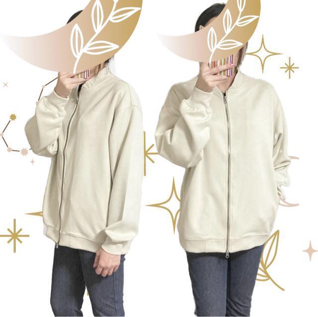 Purple&Yellow◎フェイクスエードzip-upブルゾン◎薄ベージュ(ユニセM)新品 < ブランド Purple&Yellow◎フェイクスエードzip-upブルゾン◎薄ベージュ(ユニセM)新品 < ブランドの