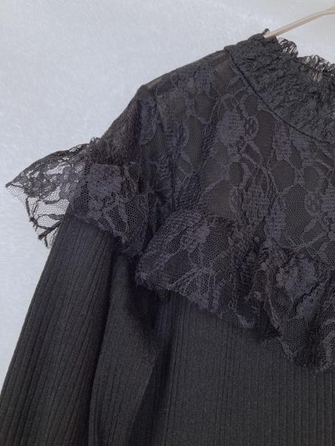 新品 INGNI イング 長袖 ヨークフリル レース トップス カットソー M N2m < ブランド  新品 INGNI イング 長袖 ヨークフリル レース トップス カットソー M N2m < ブランドの