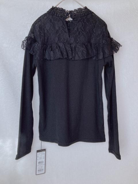 新品 INGNI イング 長袖 ヨークフリル レース トップス カットソー M N2m < ブランド  新品 INGNI イング 長袖 ヨークフリル レース トップス カットソー M N2m < ブランドの