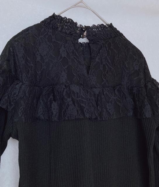 新品 INGNI イング 長袖 ヨークフリル レース トップス カットソー M N2m < ブランド  新品 INGNI イング 長袖 ヨークフリル レース トップス カットソー M N2m < ブランドの
