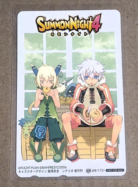 SUMMON NiGHT4(サモンナイト4) コーラル ライ ソフマップ特典 飯塚武史 バンプレスト テレカ < チケット/金券  SUMMON NiGHT4(サモンナイト4) コーラル ライ ソフマップ特典 飯塚武史 バンプレスト テレカ  < チケット/金券の