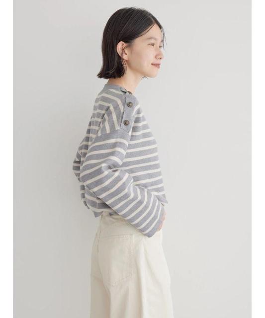 AMERICAN HOLIC☆バイパチショルダーボタンニットプルオーバー/美品 < 女性ファッション  AMERICAN HOLIC☆バイパチショルダーボタンニットプルオーバー/美品 < 女性ファッションの